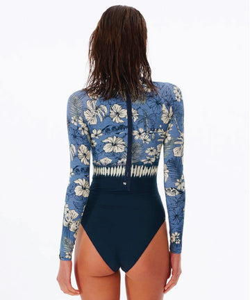 Rip Curl Surf Treehouse UPF Zip Back - Navy